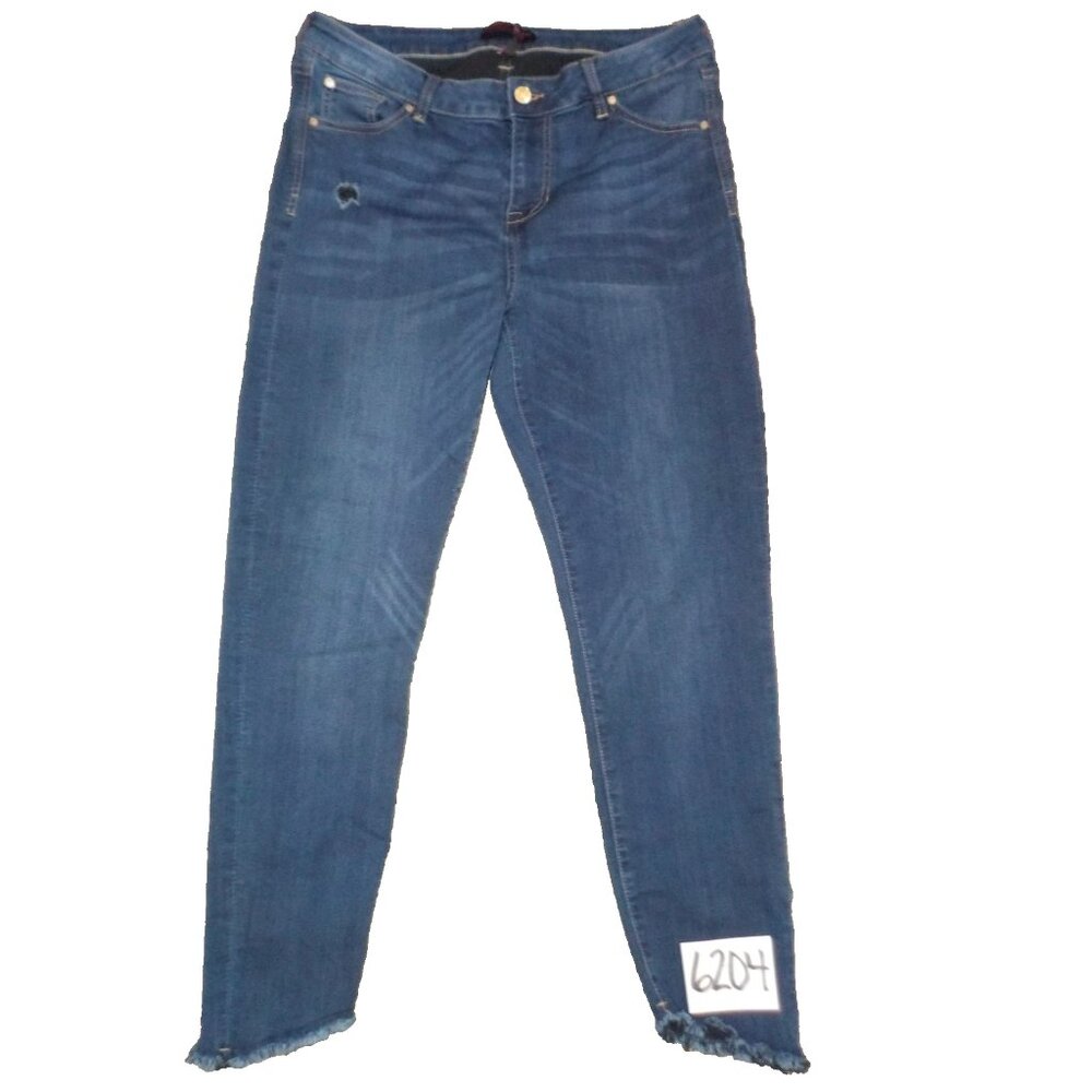 Celebrity Pink Dk Blue Denim Jeans Midrise Ankle Skinny Women's Jr 13/31 (32x27)
